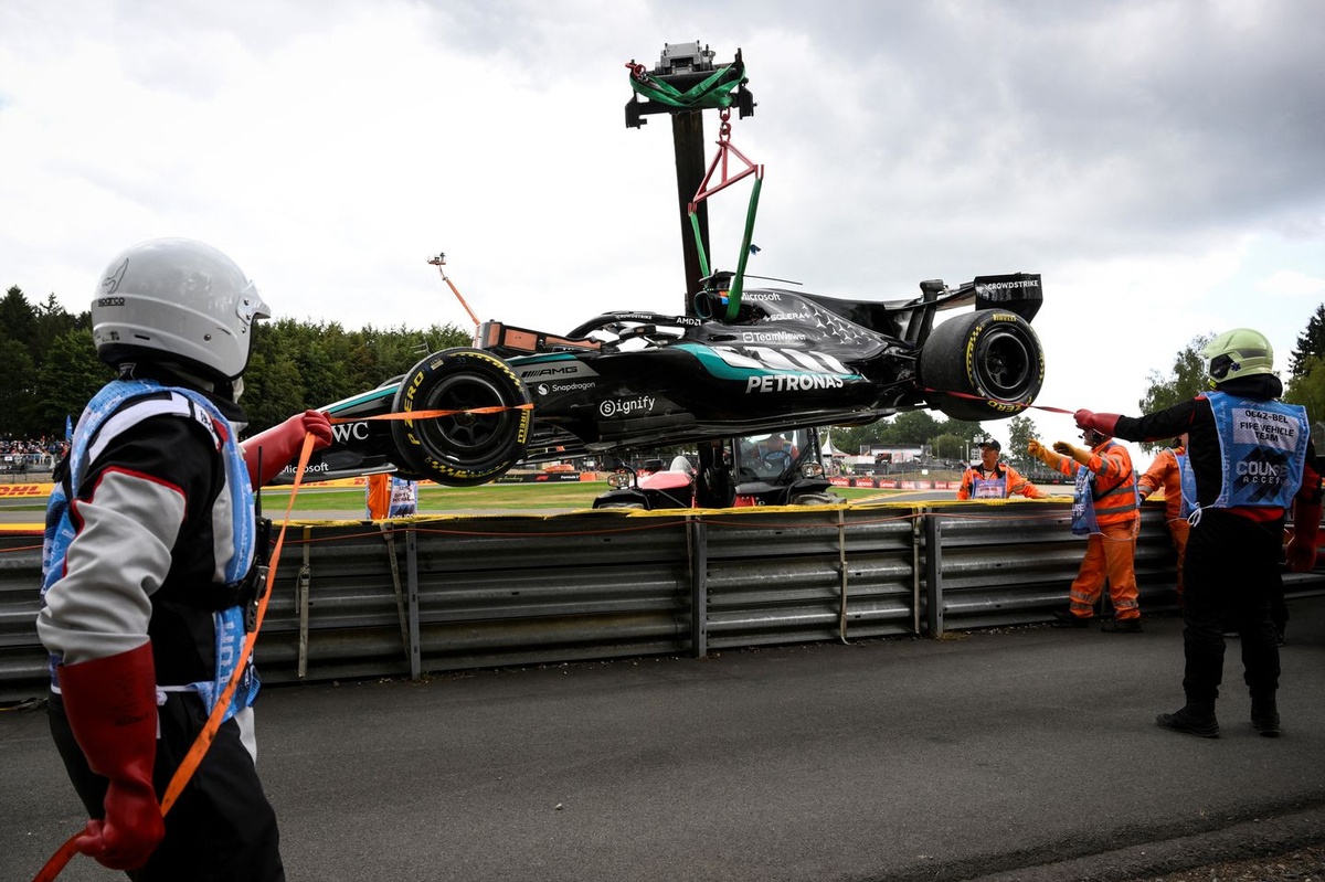 Análisis del Suelo de Mercedes Tras la Baja de Russell en Spa