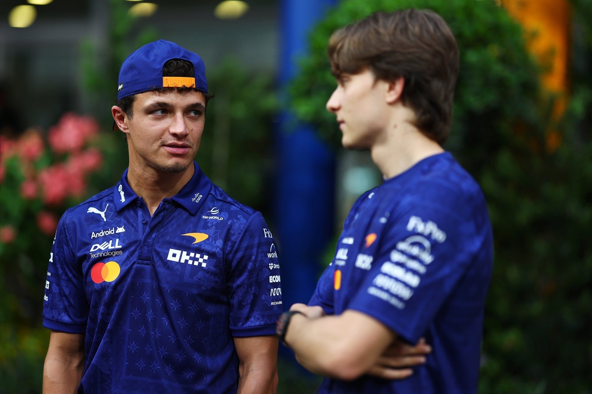 McLaren resolve problemas no sistema de combustível da Norris em Singapura