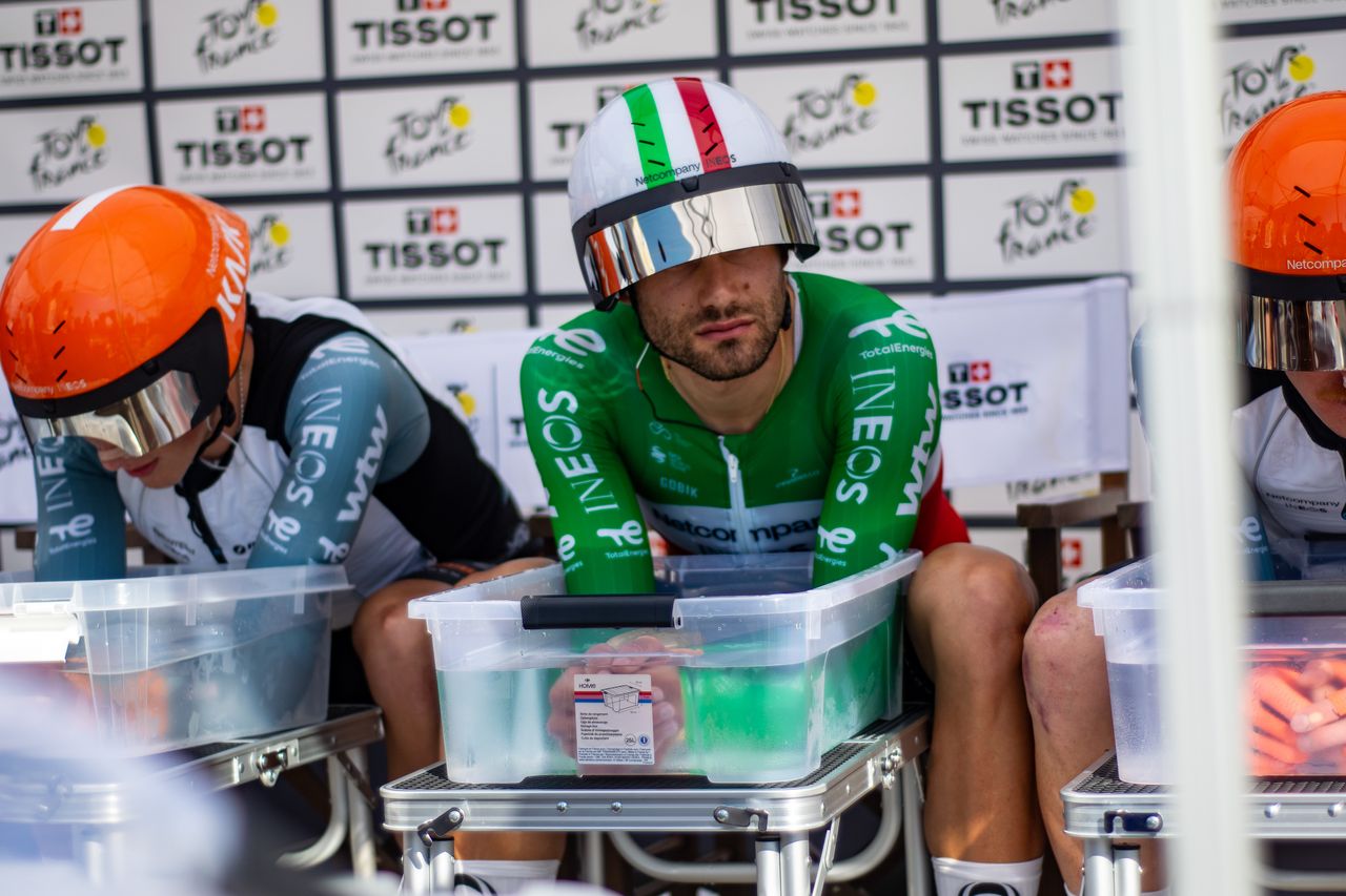 Netcompany Ineos Deploys Pre-Cooling Strategy at Tour de France