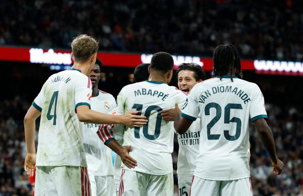 Mbappe vence o Real Madrid por 4 a 1