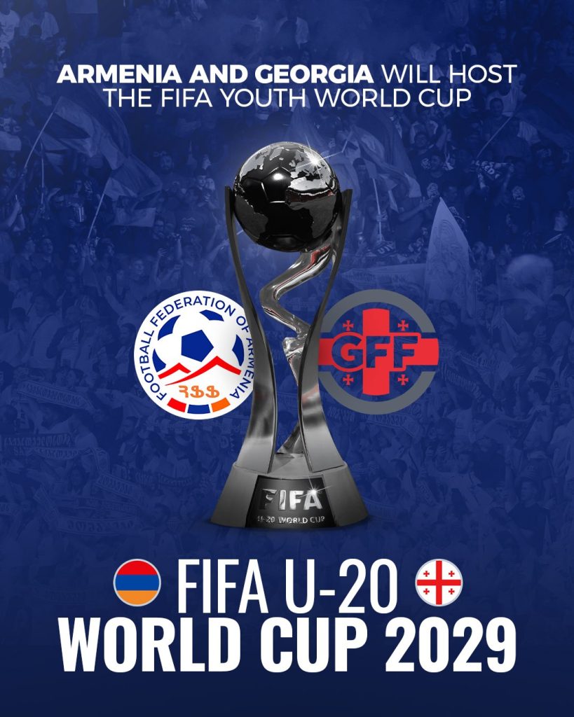 Armenia y Georgia serán anfitriones de la Copa Mundial FIFA U20 2029