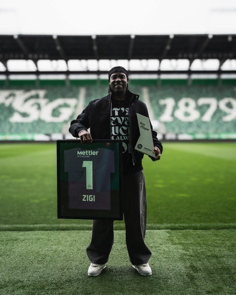 Lawrence Ati-Zigi nombrado Jugador del Mes de St. Gallen