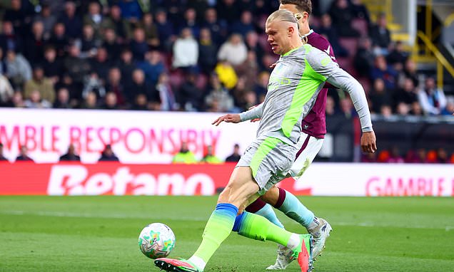 Haaland Brilla mientras el City Lidia con el Burnley en la Premier League