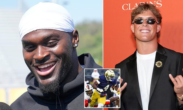 Jeremiyah Love insinúa un futuro con los Giants antes del draft de la NFL