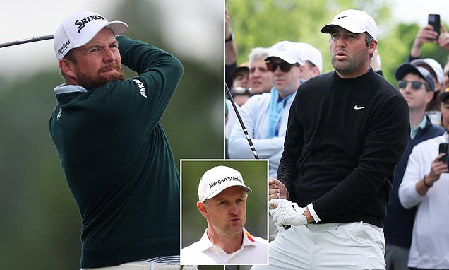 Scottie Scheffler lidera en el PGA Championship; McIlroy lucha por volver