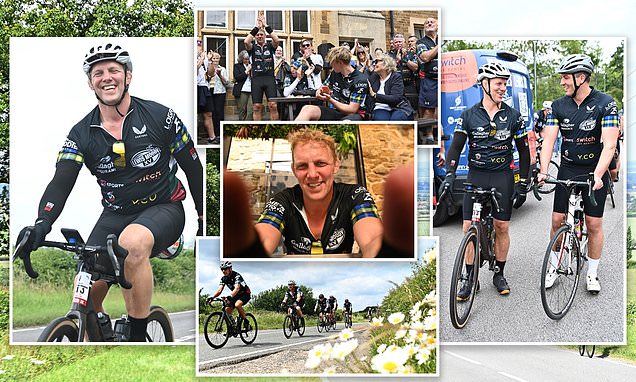 Emocionante Día en la Bicicleta de Caridad de Lewis Moody