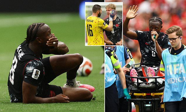 Ismael Kone de Canadá Sufre Horrenda Lesión Contra Qatar