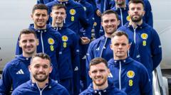 La selección de Escocia comparte impresiones en su campamento del Mundial