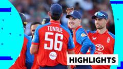 England secure record T20 victory over India