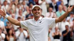 Arthur Fery stuns Grigor Dimitrov at Wimbledon 2026