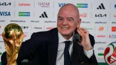Infantino defendió la Copa del Mundo con 'tranquilízate, relájate'