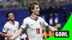 Gordon scores for England against Argentina