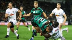Northampton starts title defence with victory over Newcastle