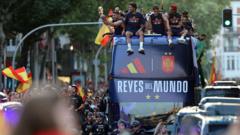 España Celebra el Triunfo de la Copa del Mundo en Madrid