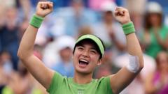 Eala vence Osaka para chegar à final de Washington
