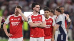 El 'Dolor' del Arsenal Impulsa Sus Aspiraciones Tras el Desconsuelo en la Final de Champions