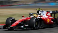 Hamilton en tête de la pratique à Silverstone pour le GP Britannique