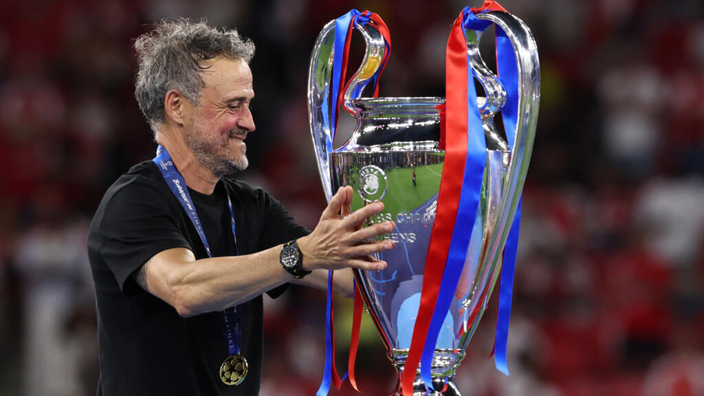 Luis Enrique elogia la victoria de PSG en la Champions League