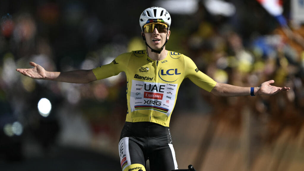 Pogacar vence 19a etapa do Tour de France com esforço solo