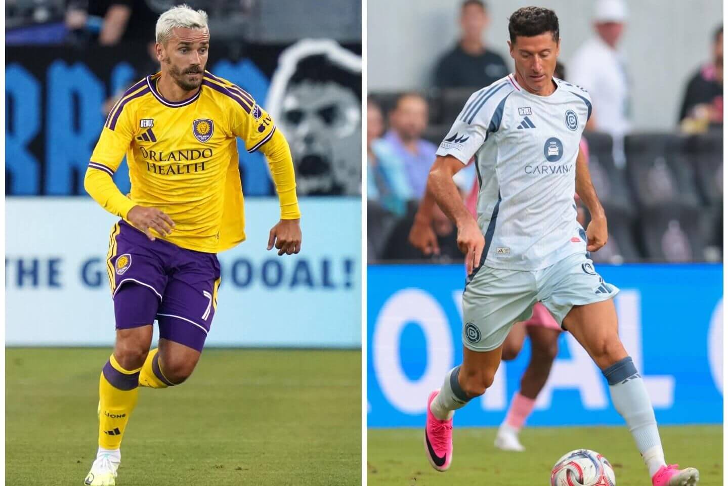 Griezmann stands out as Lewandowski quiet in MLS match