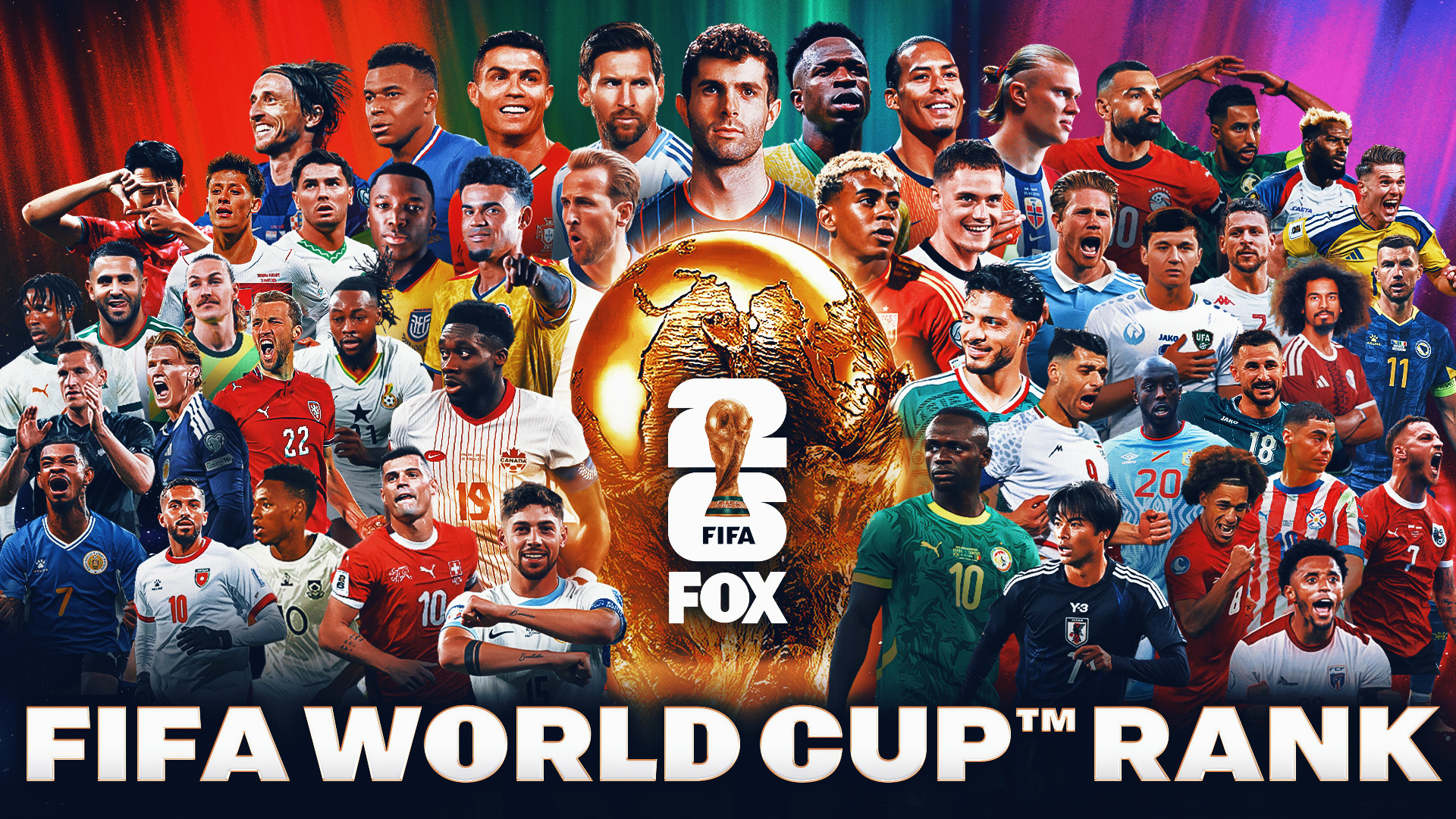 Top 100 Jugadores en la Copa Mundial de la FIFA 2026, Clasificados