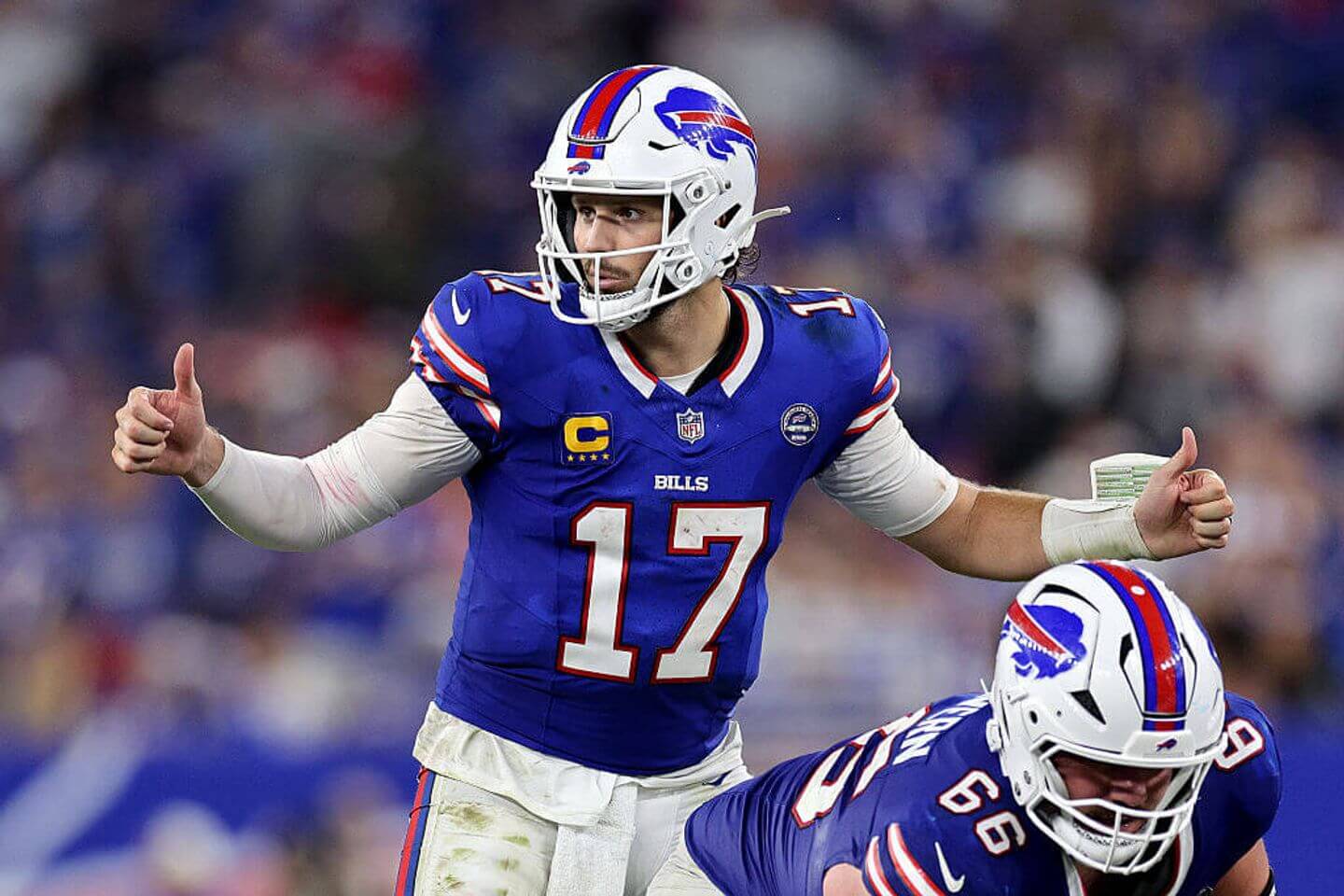 Josh Allen em Bills' 41-31 Win Over Lions