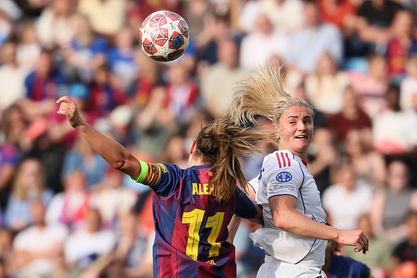 Barcelona y OL Lyonnes Empatan 0-0 al Medio Tiempo de la Final
